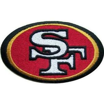 Nfl Football San Francisco 49ers Logo Embroidered Patch