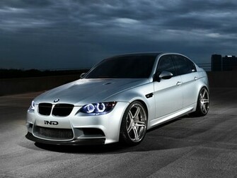 Ind Bmw M3 Sedan Silver Ghost E90 Wallpaper