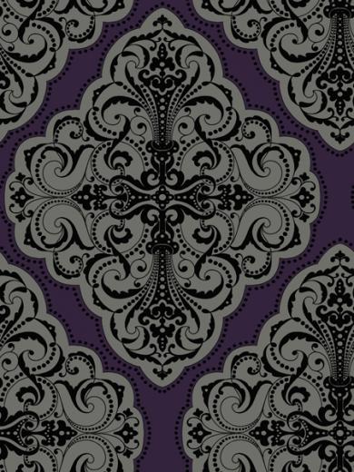 Wallpaper Walls Book Collections Modern Baroque Damask