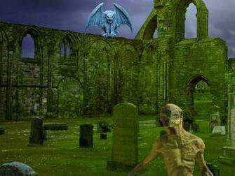 Halloween Graveyard Wallpaper