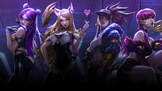 Kda Pop Hero Ahri Akali Kaisa Evelynn Gaming Wallpaper HD