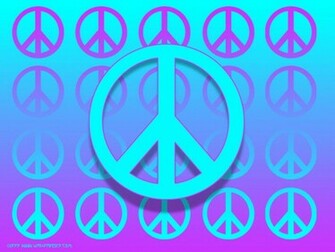 Zebra Peace Sign Background Si