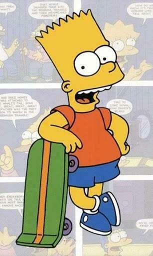 Bigger Bart Simpson HD Wallpaper For Android Screenshot