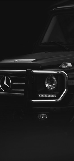 Black Car iPhone Wallpaper Mercedes