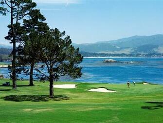 Pebble Beach California Sports Photography Desktop Wallpaper