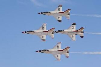 Us Air Force Usaf Thunderbirds Perform At Aviation HD Wallpaper Of