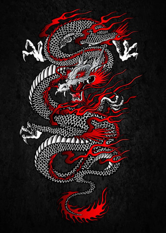 Asian Dragon Poster Picture Metal Print Paint By Cornel Vlad Wallpaper