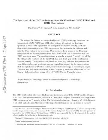 Pdf The Spectrum Of Cosmic Microwave Background Anisotropy