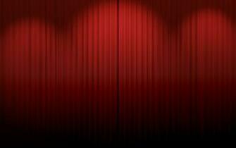 Red Curtain Stage Wallpaper