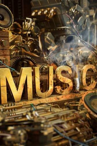 Steampunk Music iPhone HD Wallpaper