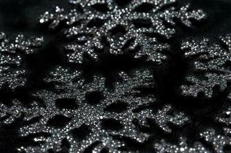 Black And White Snowflake Background