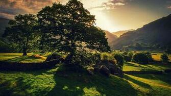 Great Langdale Lake District National Park Wallpaper