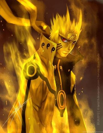 Naruto Bijuu Mode Looking Badass Desktop Background