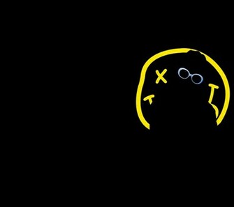 Music Nirvana Kurt Cobain Smiley Face Rock Alternative