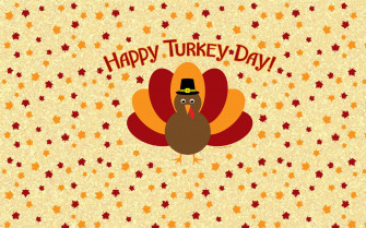 Turkey Happy Thanksgiving Wallpaper