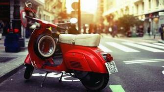 Scooter Vespa Wide Full HD Wallpaper X