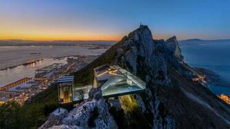The Skywalk On Rock Of Gibraltar Bing Wallpaper Sonu Rai