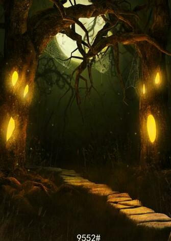 Scary Halloween Photography Cloth Background