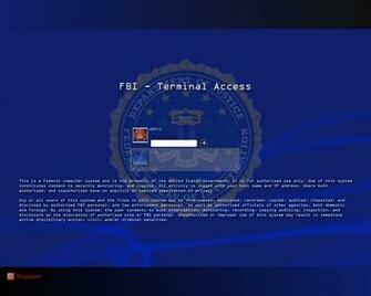Fbi Terminal Accsess Logon Wallpaper Jpg