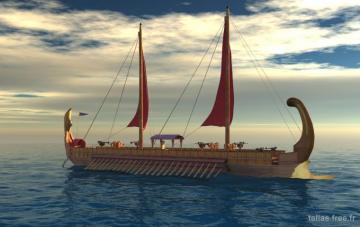 Ancient Egyptian Ship X 912pix Wallpaper Mixed Style 3d