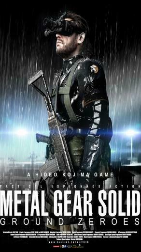 Upcoming Metal Gear Solid Ground Zeroes Box Art iPhone Wallpaper