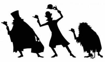 Haunted Mansion Wallpaper Stencil The