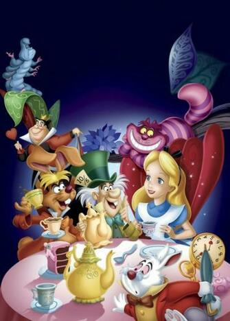 Disney Company Alice In Wonderland Artwork Wallpaper Art HD