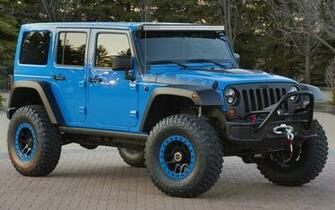 Blue Jeep Wrangler Wallpaper HD Desktop