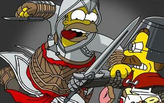 Wallpaper The Simpsons Homer Simpson Ned