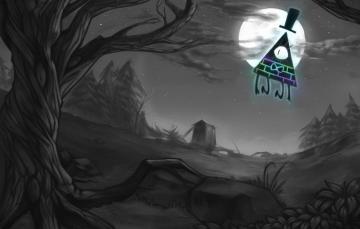 Wallpaper Magic Being Art Triangle Gravity Falls Bill Cipher