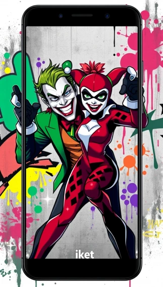 Joker And Harley Phone Wallpaper