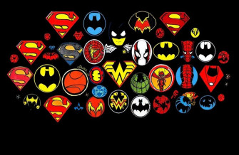 Superheroes Logos Wallpaper