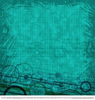 Abstract Teal Circle Background Vector