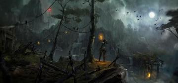 Night Vista Art Tomb Raider Gallery