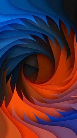 Colorful Swirl Abstract Wallpaper Cellphone