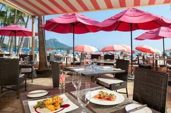 Champagne Sunset Beach Dining Wallpaper Gallery