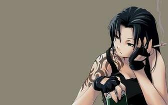 Lagoon Revy Black Wallpaper