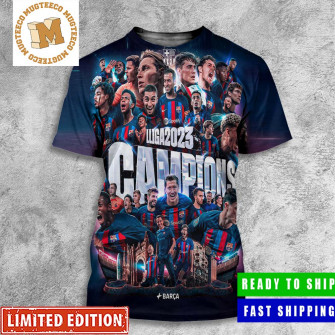 Congrats Barcelona Champions Of La Liga All Over Print