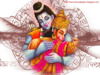 Beautiful Wallpaper God Rama With Hanuman Image Photos