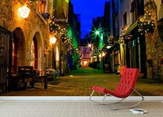 Galway City Street Wall Mural Wallpaper S Art Rocks