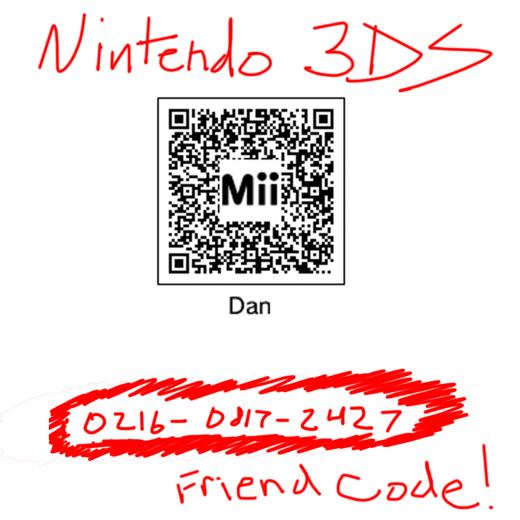 Nintendo 3ds Friend Code By Supermariostar777