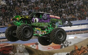 Grave Digger Monster Truck Race Racing J Wallpaper