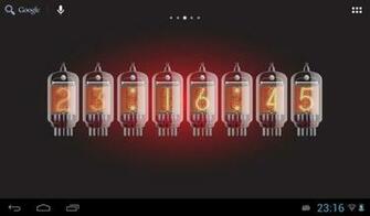 Tube Clock Best Android Live Wallpaper And Applications