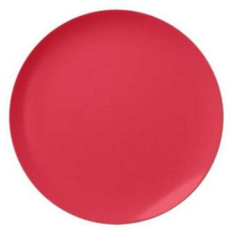 Candy Apple Red Background Dinner Plates