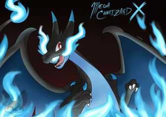Mega Charizard X Wallpaper By Fenneklns