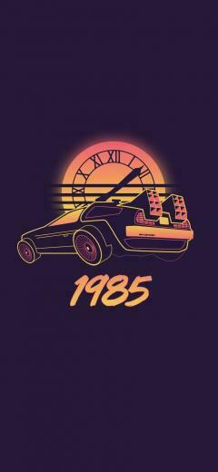 Back To The Future iPhone Wallpaper Top