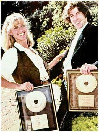 Olivia Newton John And Travolta