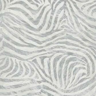 Brown Zebra Print Animal Faux Fur Pattern Textured Wallpaper