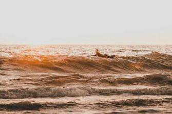 Sunset Surf Pictures Image