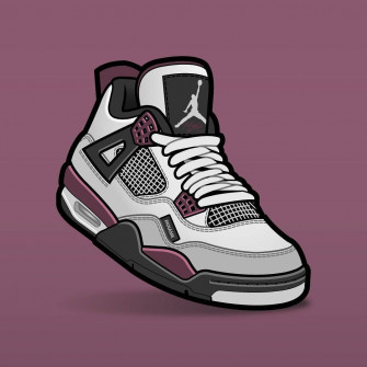 Cartoon Jordan Shoes Wallpaper